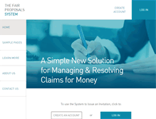 Tablet Screenshot of fairproposals.com